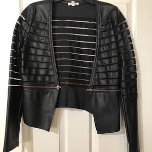 Faux Leather Jacket